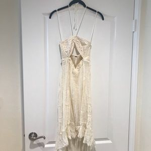 New Free People Tube / Halter Eyelete Dress XS 🏝